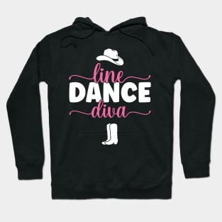 Line Dance Diva - Western Country Dancing product Hoodie